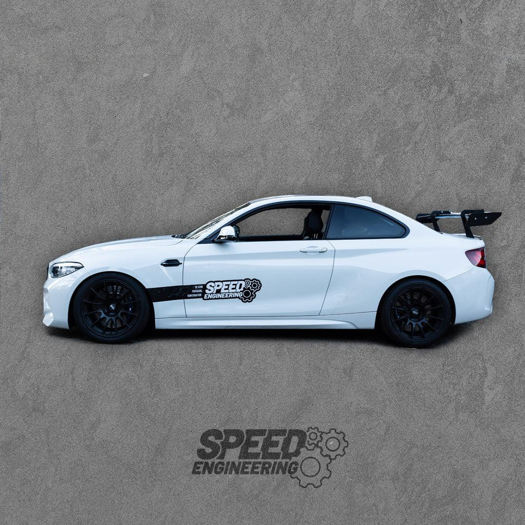 Speed Engineering - Big Swan Neck Wing Heckflügel für BMW M2 F87 / M2 Competition / CS F87 - 14310 - Akrapovic Auspuffanlage