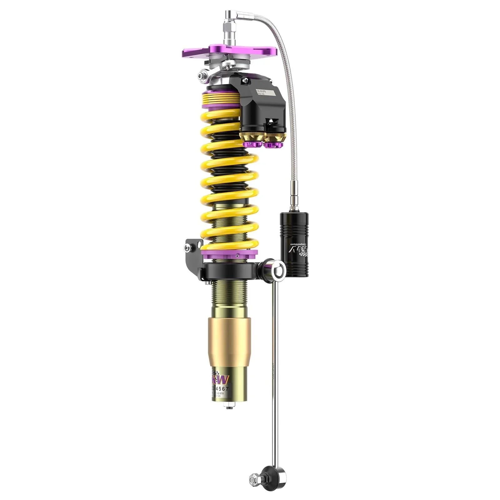 KW Gewindefahrwerk V5 Clubsport inkl. Stützlager/Domlager für BMW M3 G80 / M4 G82 - 30901200EB - Akrapovic Auspuffanlage