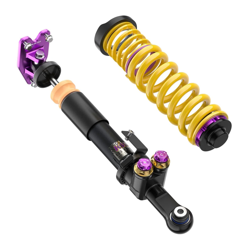 KW Gewindefahrwerk V5 Clubsport inkl. Stützlager/Domlager für BMW M2 G87 - 30901200EB - Akrapovic Auspuffanlage