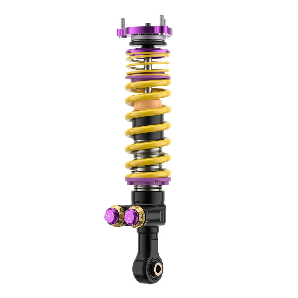KW Gewindefahrwerk V5 Clubsport inkl. Stützlager für Porsche 992 GT3 - 3090171096/3090171093 - Akrapovic Auspuffanlage