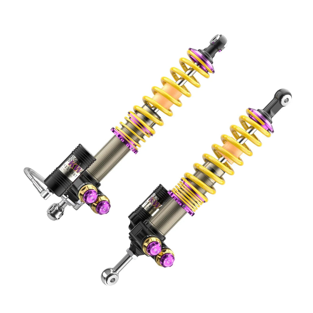 KW Gewindefahrwerk V5 für Porsche Carrera GT 980 - 30971027/30971427 - Akrapovic Auspuffanlage