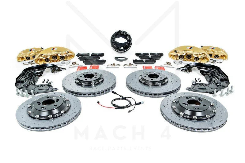 BMW M Nachrüstsatz M Carbon Keramik Bremse 19" für BMW M4 / M4 Competition / M4 CS F82/F83 - 34112358378 - Akrapovic Auspuffanlage
