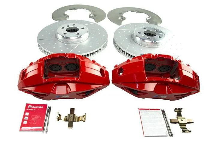 BMW M Performance Nachrüstsatz Sportbremse 18" rot für BMW i4 G26 - 34112450161 - Akrapovic Auspuffanlage