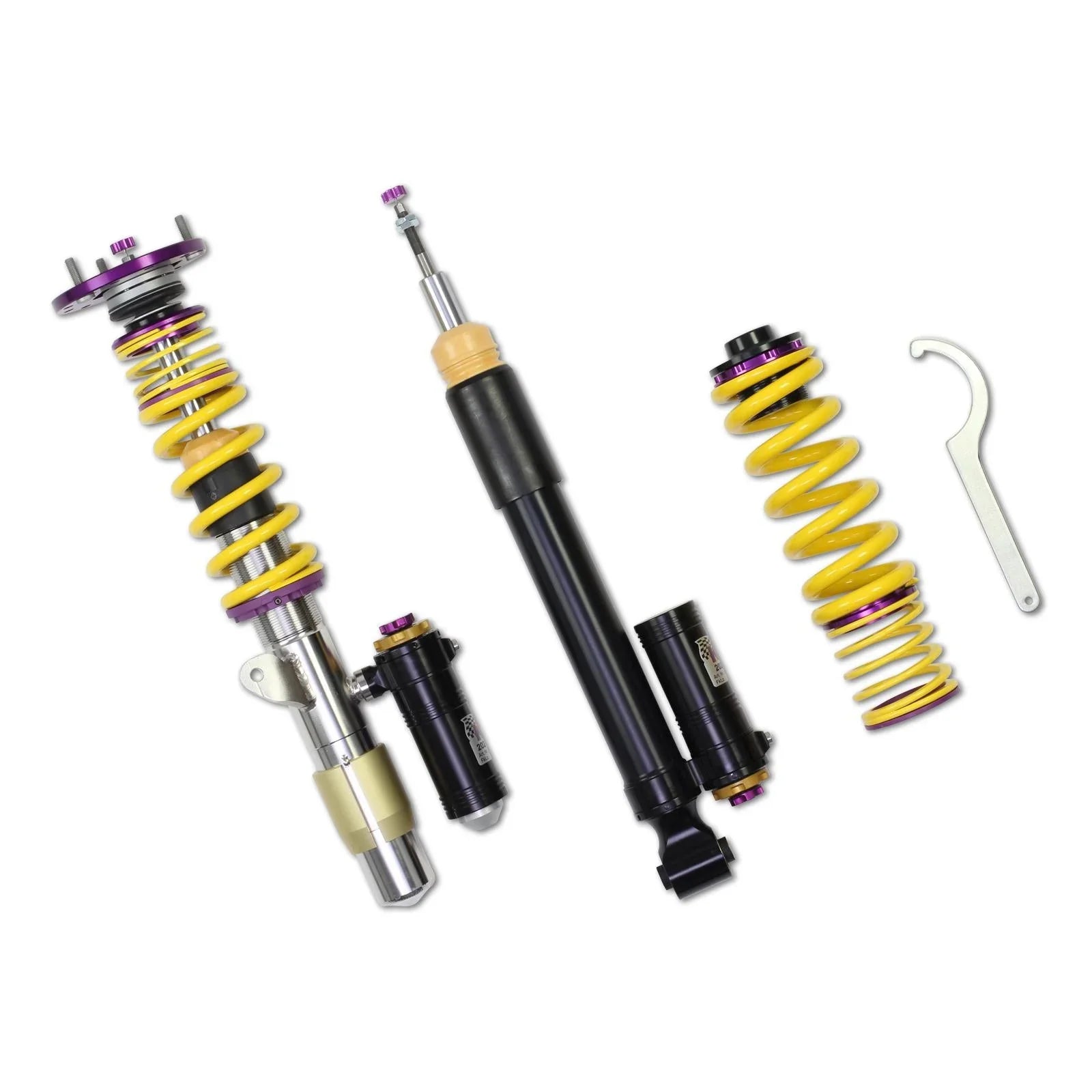 KW Gewindefahrwerk V4 Clubsport inkl. Stützlager für BMW M3 E90/E92 - 39720267 / 39720257 - Akrapovic Auspuffanlage