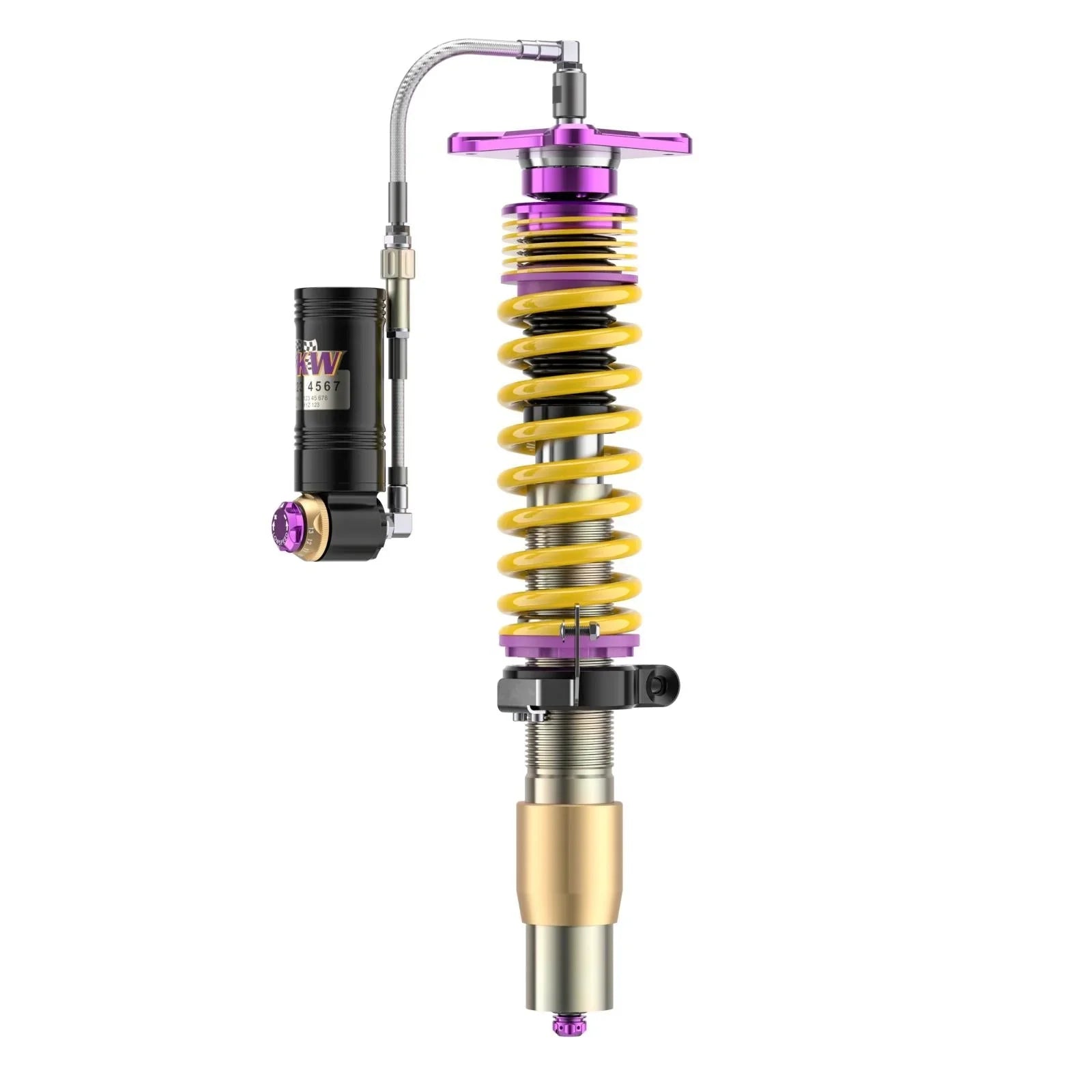 KW Gewindefahrwerk V4 Clubsport inkl. Stützlager/Domlager für BMW M3 G80 / M4 G82 - 397202EB - Akrapovic Auspuffanlage