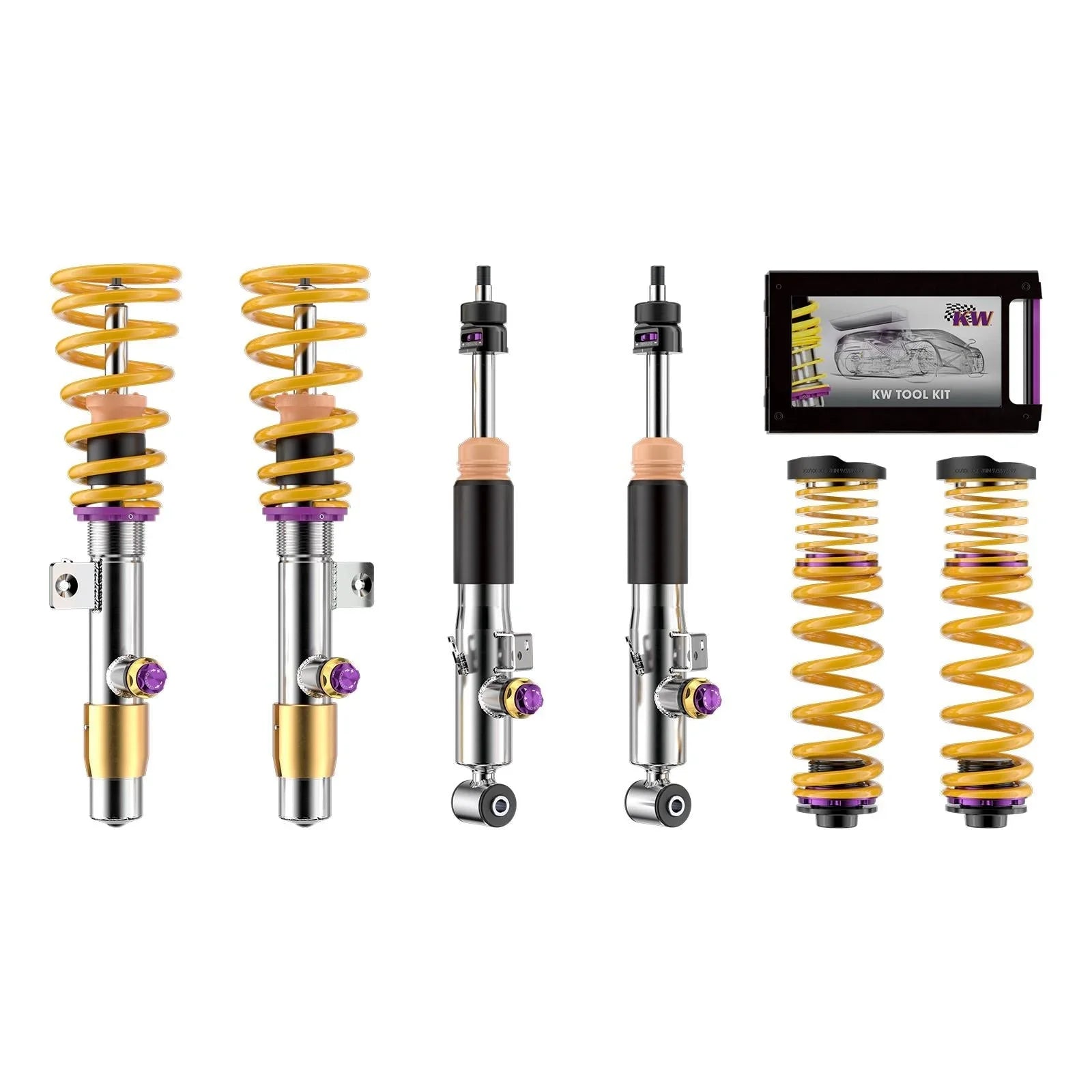 KW Gewindefahrwerk V4 inkl. Stilllegungssatz für BMW M3 G80 / M4 G82 - 3A7200EB - Akrapovic Auspuffanlage