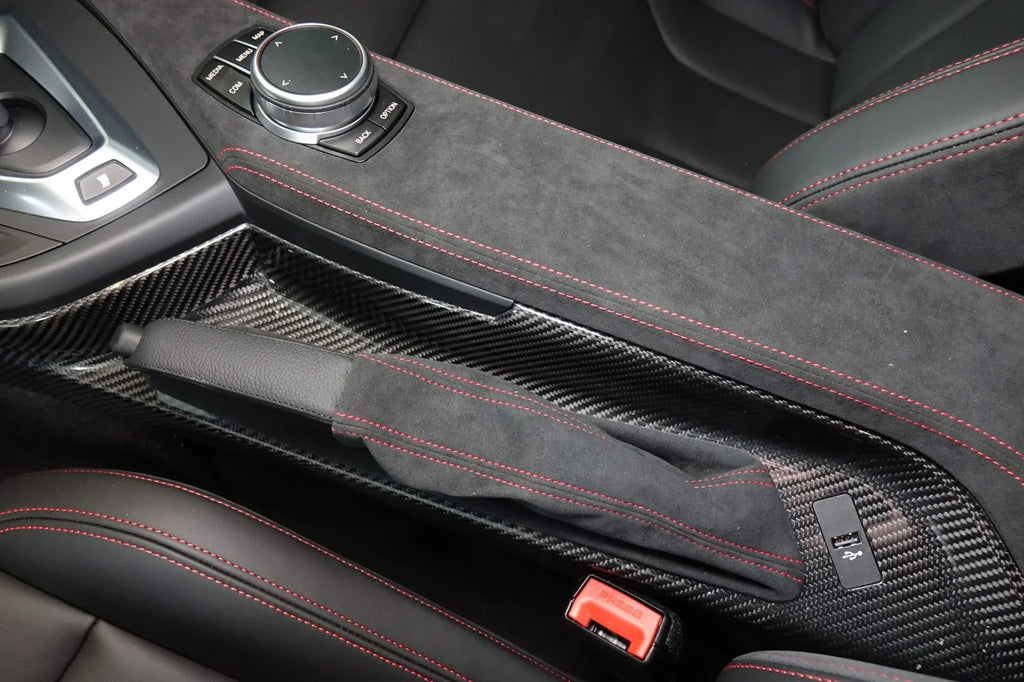 BMW M M2 CS Mittelkonsole Carbon/Alcanatra Set - 51168079011 - Akrapovic Auspuffanlage