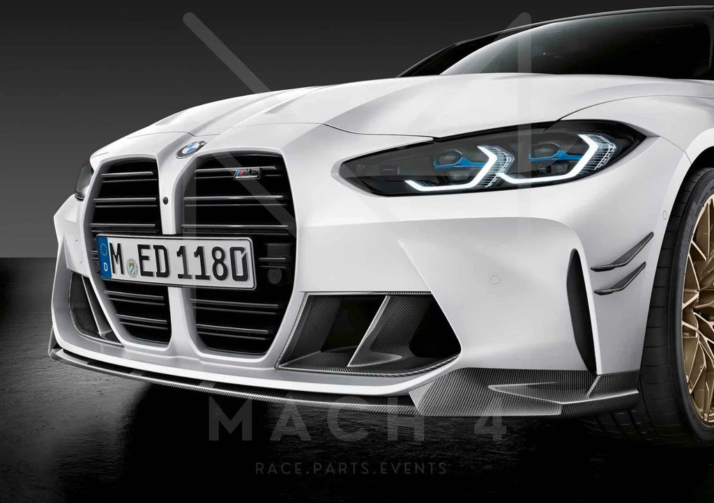 BMW M Performance Frontaufsatz Carbon / Frontlippe für BMW M3 G80 / M3 Touring G81 - 51192475168 - Akrapovic Auspuffanlage