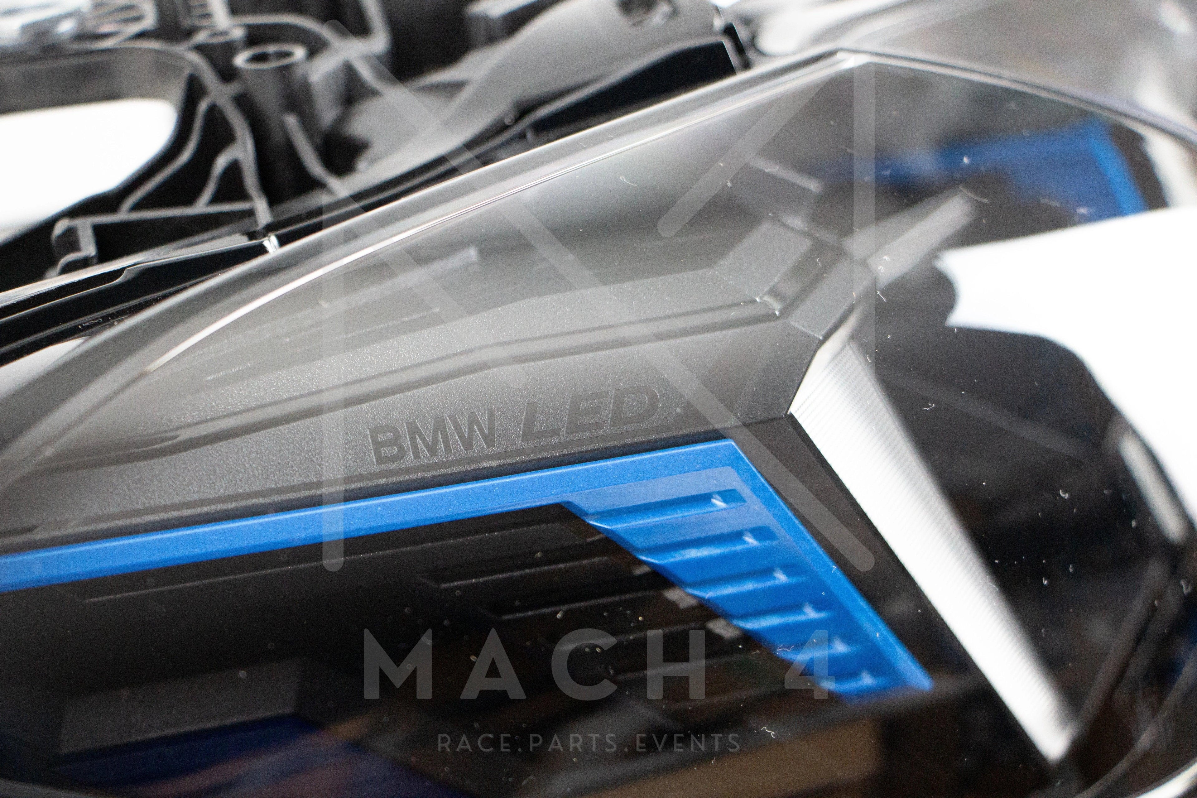 BMW Original LCI adaptive LED Scheinwerfer Black Line / LCI LED adaptive Headlights für BMW M3 G80/G81 / M4 G82/G83 - 63115B35F59/63115B35F60 - Akrapovic Auspuffanlage