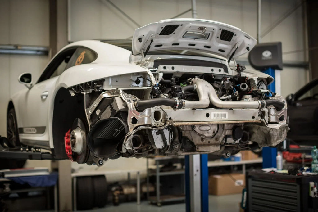 CSF Upgrade Ladeluftkühler Set für Porsche 991.2 Turbo / Turbo S - 8112 - Akrapovic Auspuffanlage