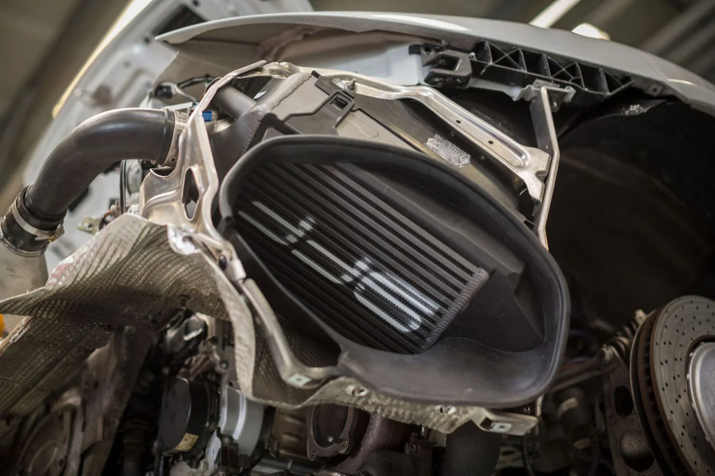 CSF Upgrade Ladeluftkühler Set für Porsche 991.2 Turbo / Turbo S - 8112 - Akrapovic Auspuffanlage