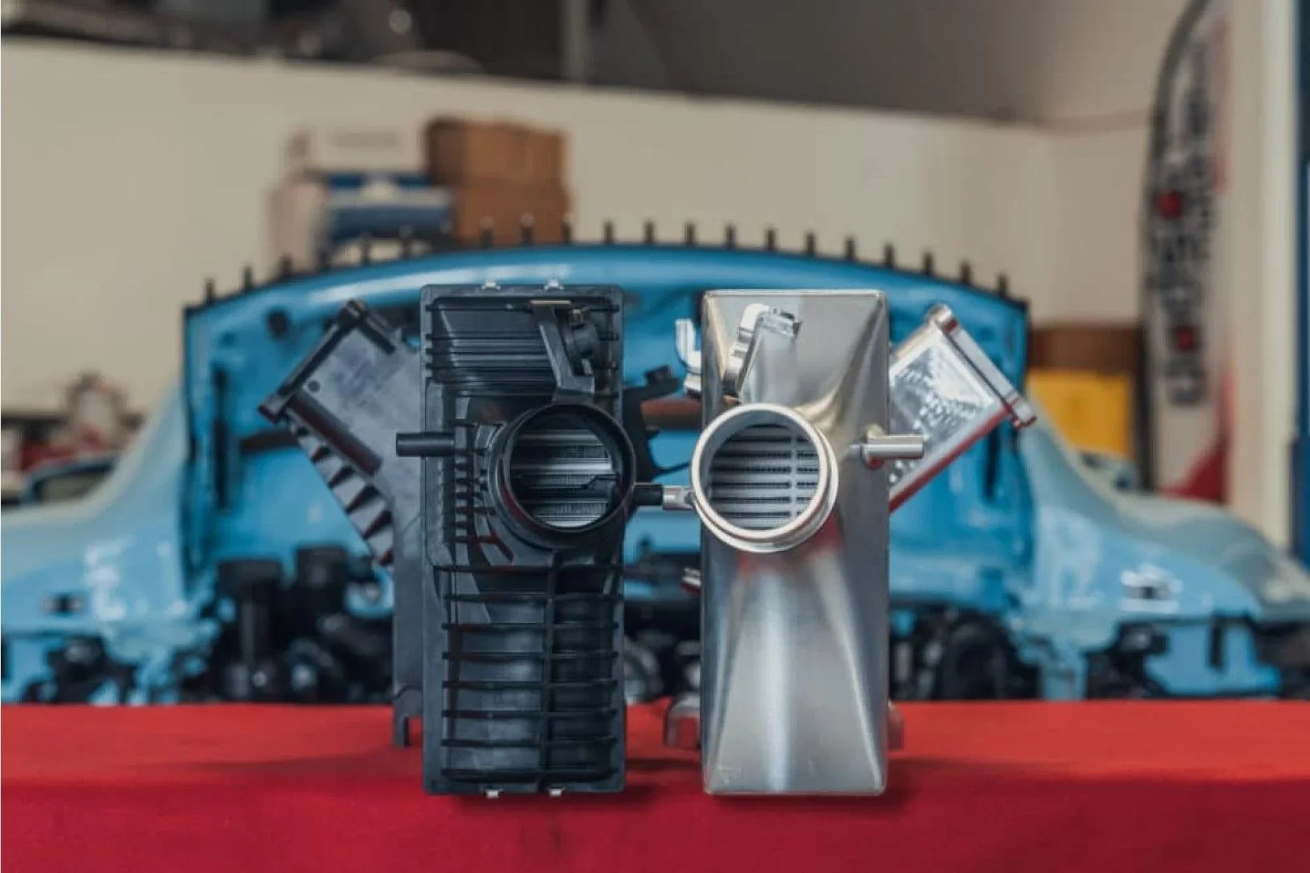 CSF Upgrade Ladeluftkühler für Porsche 992 Turbo / Turbo S - 8188 - Akrapovic Auspuffanlage
