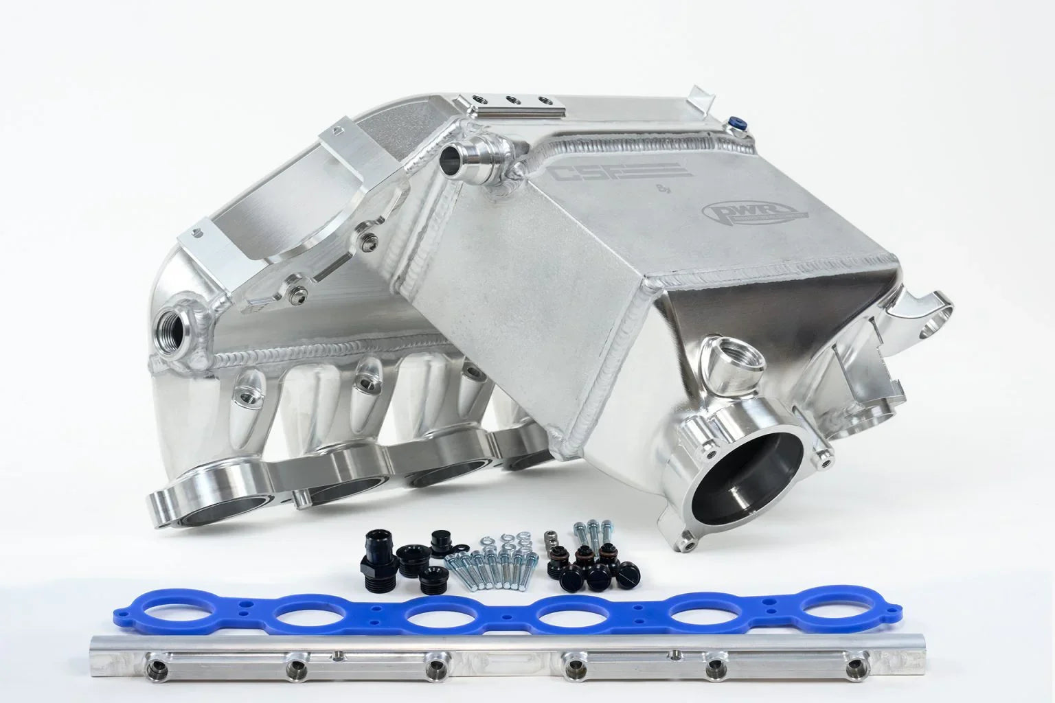 CSF Ladeluftkühler - Manifold für BMW S58 M3/M4 G80/G81/G82/G83 G8x - 8233/8233B/8233C - Akrapovic Auspuffanlage