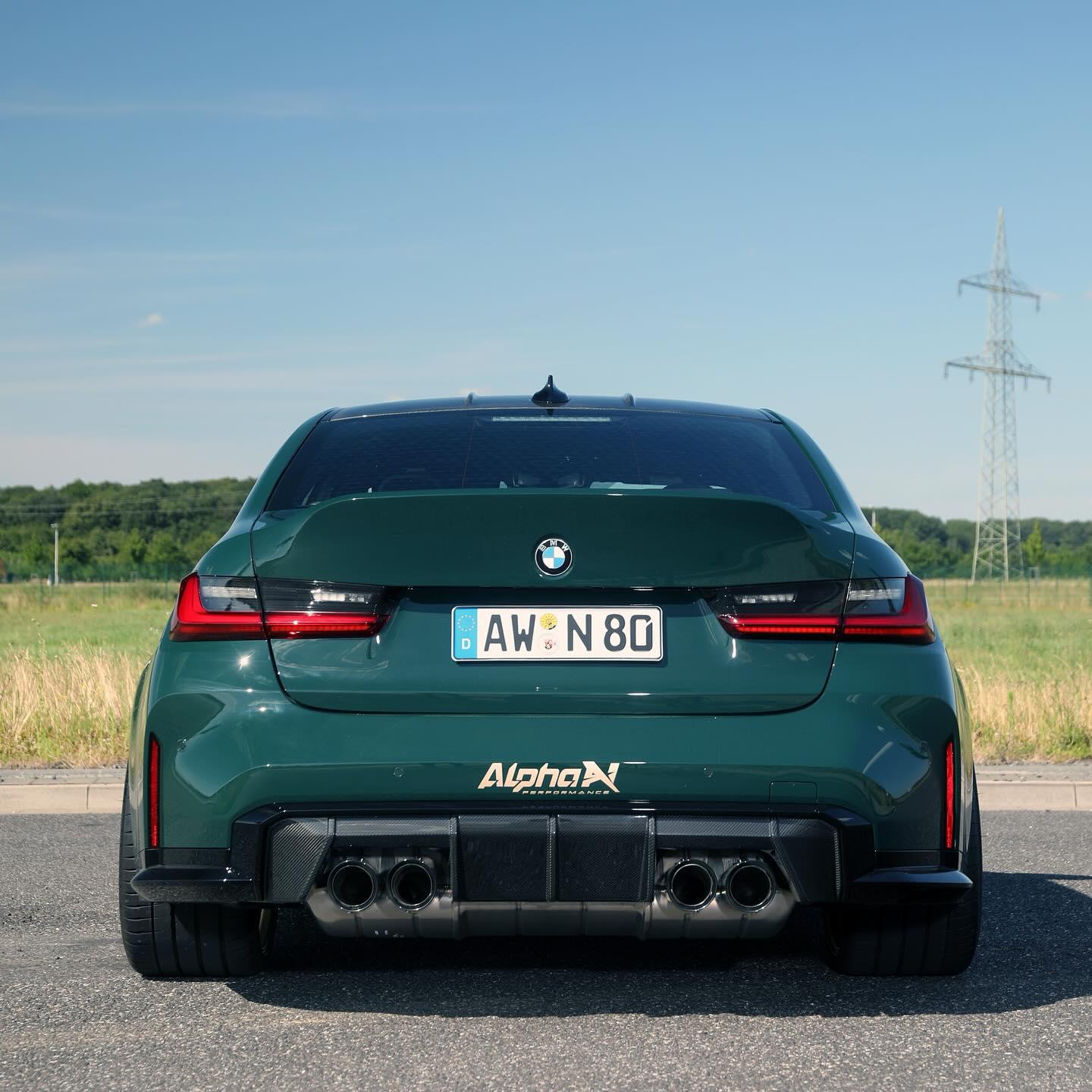 Alpha-N Carbon Heckklappe CSL Style / Trunk CSL Style für BMW M3 G80 - AN-0721 - Akrapovic Auspuffanlage