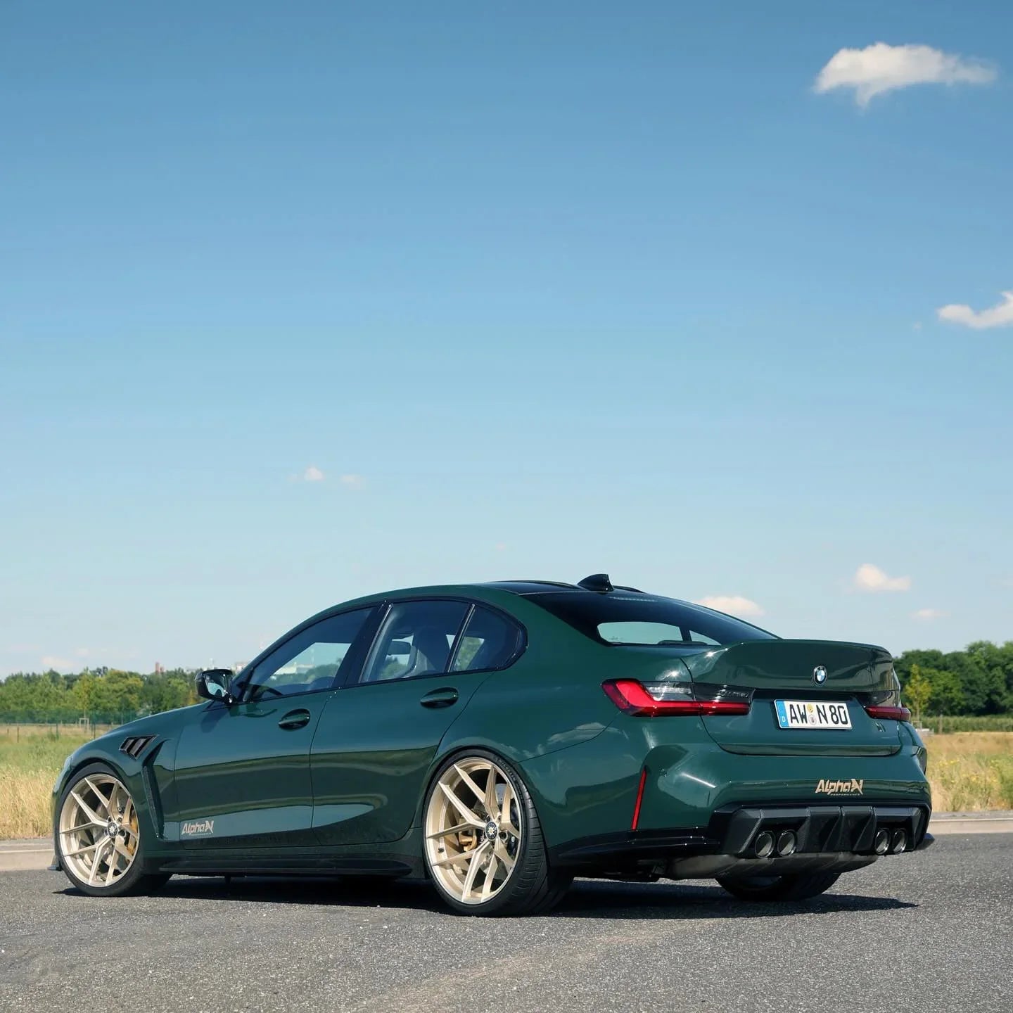 Alpha-N Carbon Heckklappe CSL Style / Trunk CSL Style für BMW M3 G80 - AN-0721 - Akrapovic Auspuffanlage