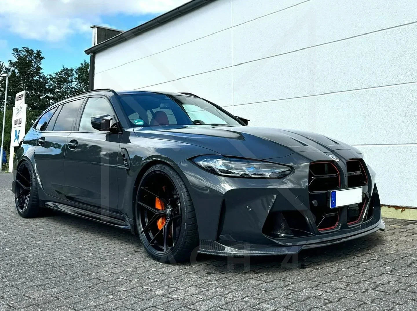 Alpha-N Carbon Frontlippe / Front Spoiler für BMW M3 G80/G81 / M4 G82/G83 - AN-0725 - Akrapovic Auspuffanlage