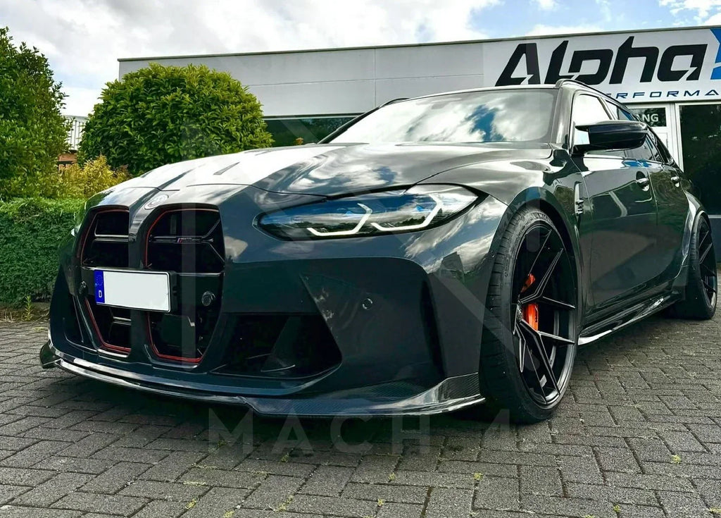Alpha-N Carbon Frontlippe / Front Spoiler für BMW M3 G80/G81 / M4 G82/G83 - AN-0725 - Akrapovic Auspuffanlage