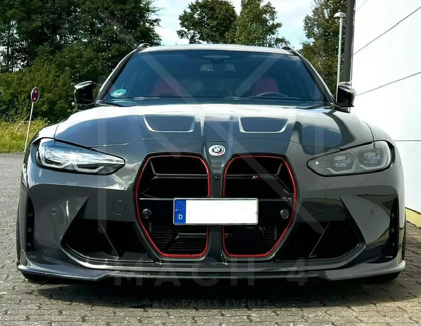 Alpha-N Carbon Frontlippe / Front Spoiler für BMW M3 G80/G81 / M4 G82/G83 - AN-0725 - Akrapovic Auspuffanlage