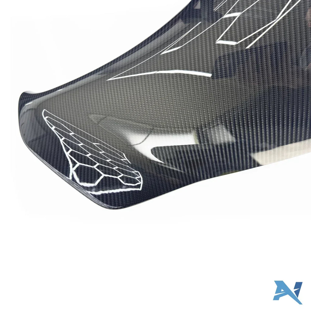 Alpha-N Carbon Swan Neck Heckflügel / Wing für BMW M2 G87 G8x - AN-0737 - Akrapovic Auspuffanlage