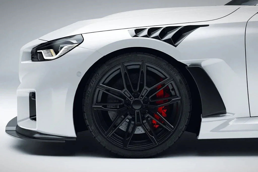 Alpha-N Carbon Frontlippe Class 3 + Splitter verstellbar / Adjustable Front Lip für BMW M2 G87 - AN-0530 - Akrapovic Auspuffanlage