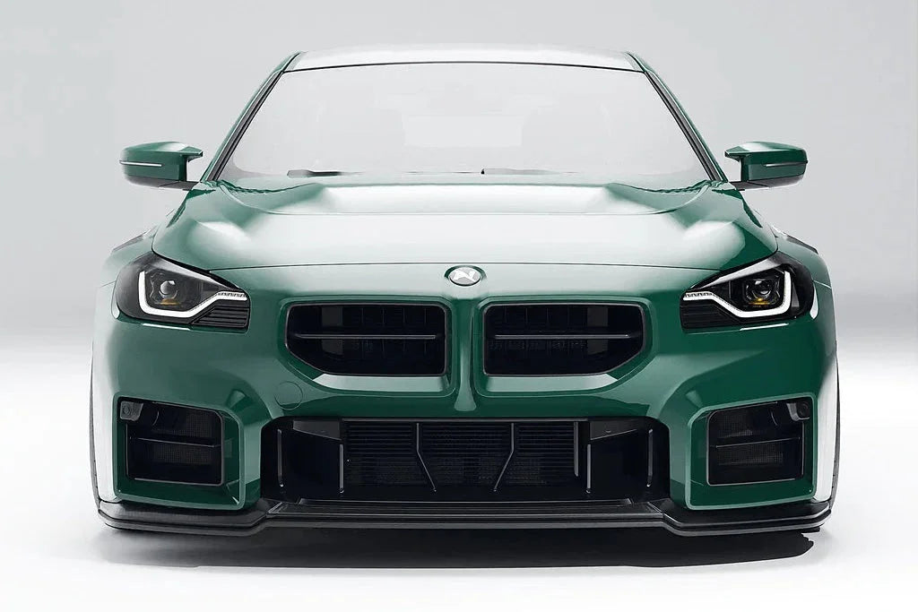 Alpha-N Carbon Frontlippe Class 3 + Splitter verstellbar / Adjustable Front Lip für BMW M2 G87 - AN-0530 - Akrapovic Auspuffanlage