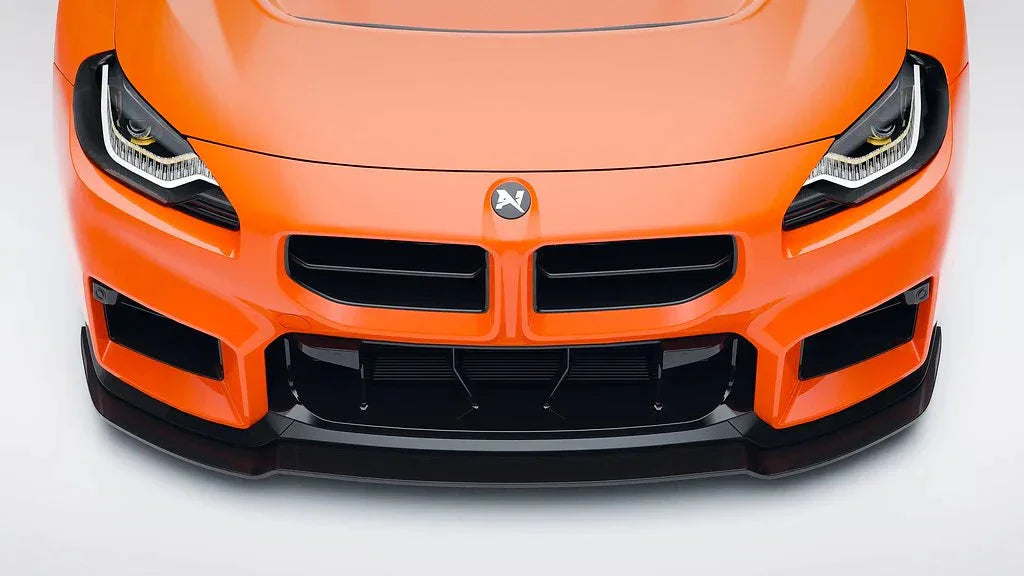 Alpha-N Carbon Frontlippe Class 3 + Splitter verstellbar / Adjustable Front Lip für BMW M2 G87 - AN-0530 - Akrapovic Auspuffanlage