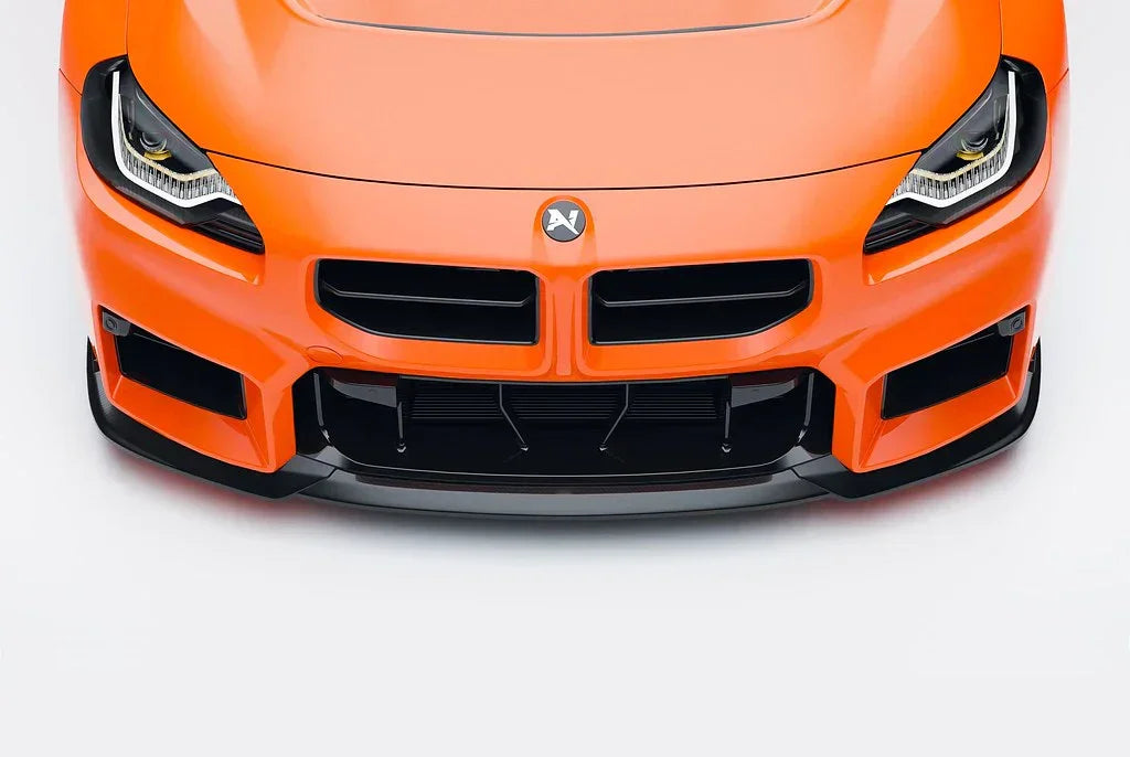 Alpha-N Carbon Clubsport Frontlippe / Front Lip für BMW M2 G87 - AN-0401 - Akrapovic Auspuffanlage