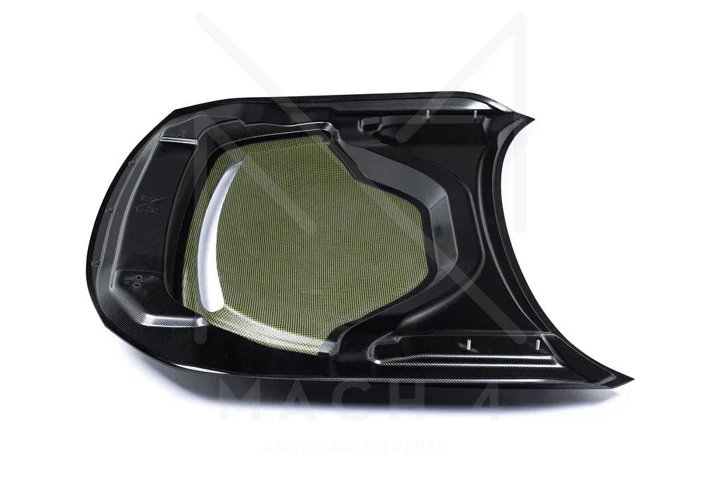 Alpha-N Carbon Motorhaube mit Einsatz / Hood with Vent für BMW M2 G87 - AN-0301 / AN-0316 - Akrapovic Auspuffanlage
