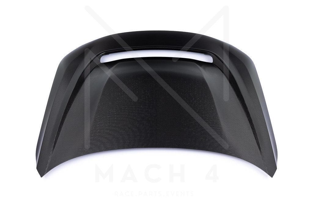 Alpha-N Carbon Motorhaube mit Einsatz / Hood with Vent für BMW M2 G87 - AN-0301 / AN-0316 - Akrapovic Auspuffanlage