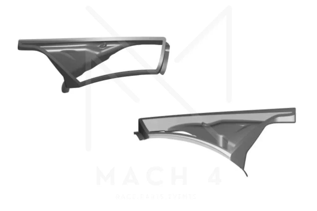 Alpha-N Carbon Kotflügel mit Aero-Blade V2 Set / Carbon Front Fender with Blades V2 Set für BMW M2 G87 - AN-0523 - Akrapovic Auspuffanlage