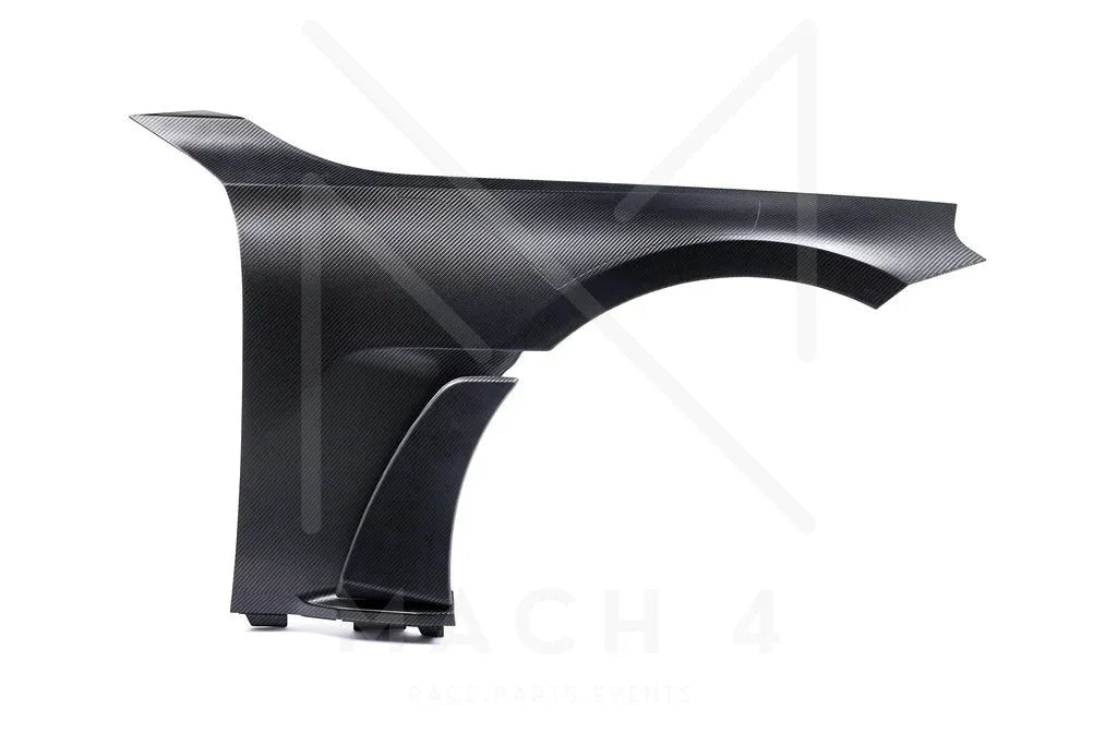 Alpha-N Carbon Kotflügel mit Aero-Blade V2 Set / Carbon Front Fender with Blades V2 Set für BMW M2 G87 - AN-0523 - Akrapovic Auspuffanlage