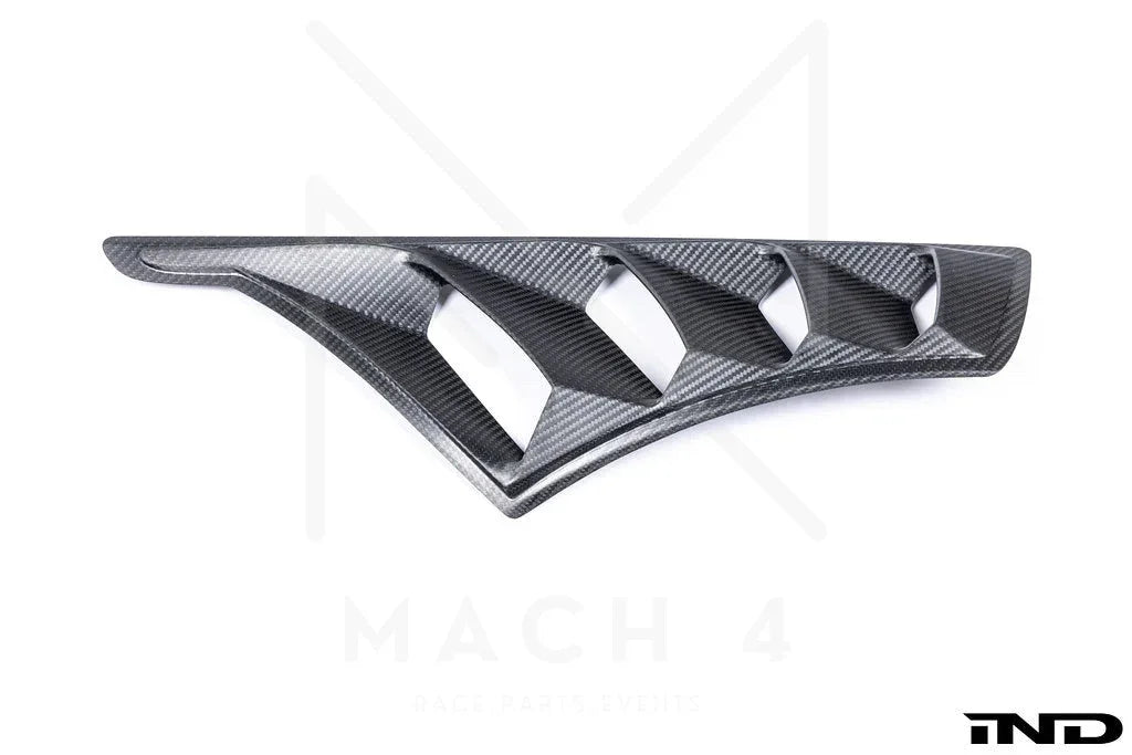 Alpha-N Carbon Kotflügel mit Aero-Blade und Lüftungsöffnungen V4 Set / Carbon Vented Front Fender with Blades V4 Set für BMW M2 G87 - AN-0525 - Akrapovic Auspuffanlage