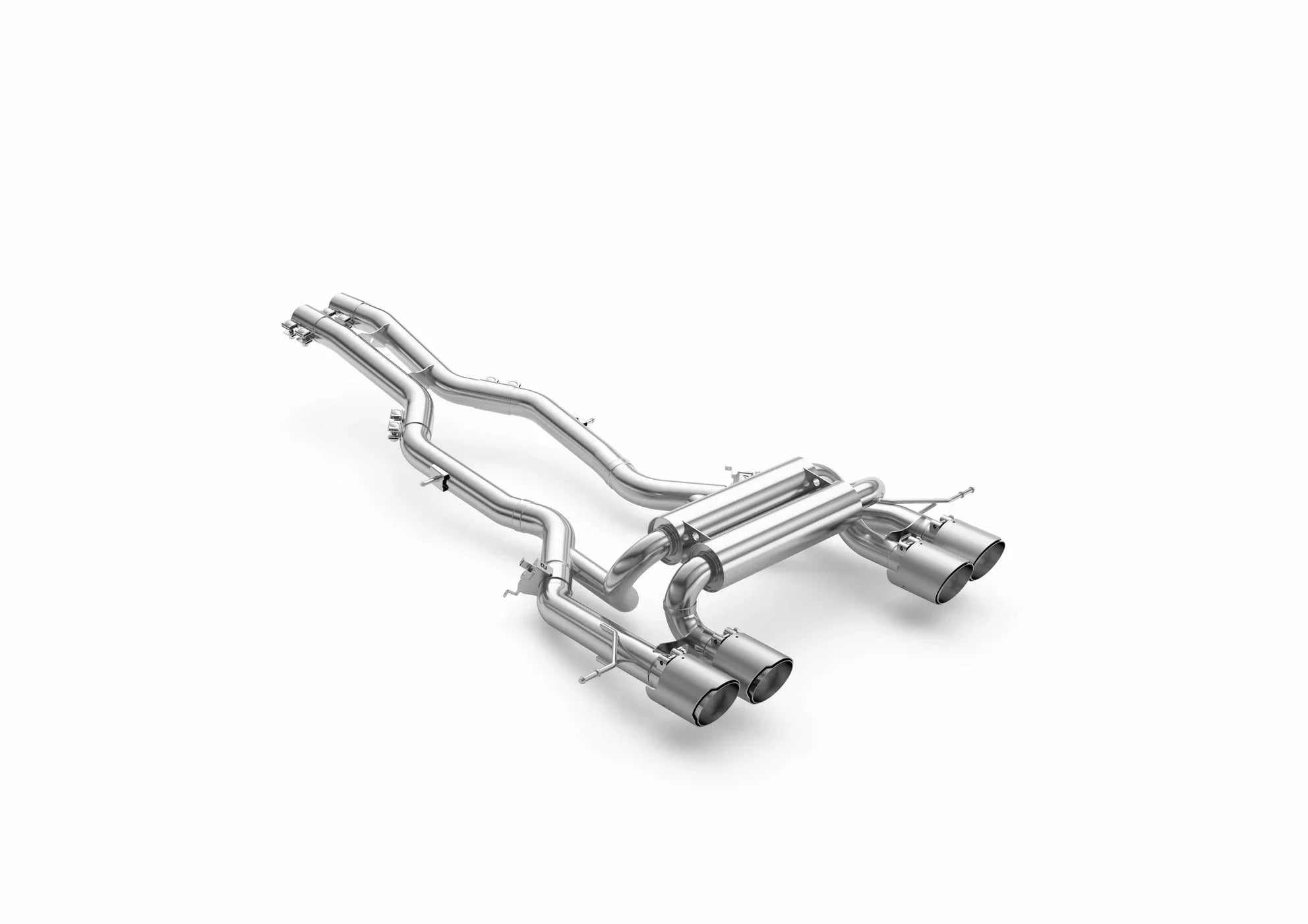 Eisenmann Sport Endschalldämpfer inkl. Endrohren / Abgasanlage für BMW M2 G87 mit EG-Zulassung - Akrapovic Auspuffanlage