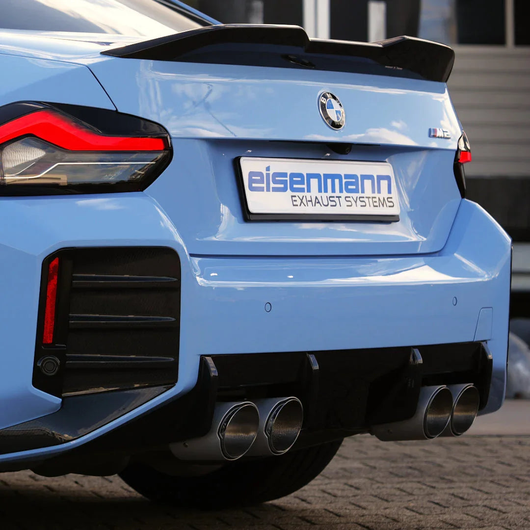 Eisenmann Sport Endschalldämpfer inkl. Endrohren / Abgasanlage für BMW M2 G87 mit EG-Zulassung - Akrapovic Auspuffanlage