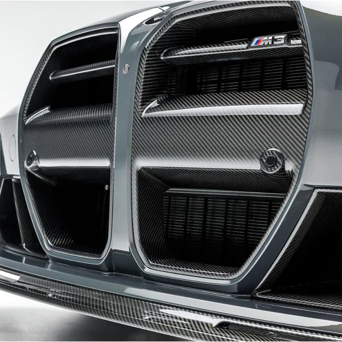 Vorsteiner VRS Aero Carbon Kühlergrill Front Kidney Grill with ACC für BMW M3 G80/G81 & M4 G82/G83 - Akrapovic Auspuffanlage
