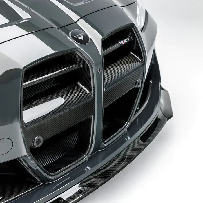 Vorsteiner VRS Aero Carbon Kühlergrill Front Kidney Grill with ACC für BMW M3 G80/G81 & M4 G82/G83 - Akrapovic Auspuffanlage