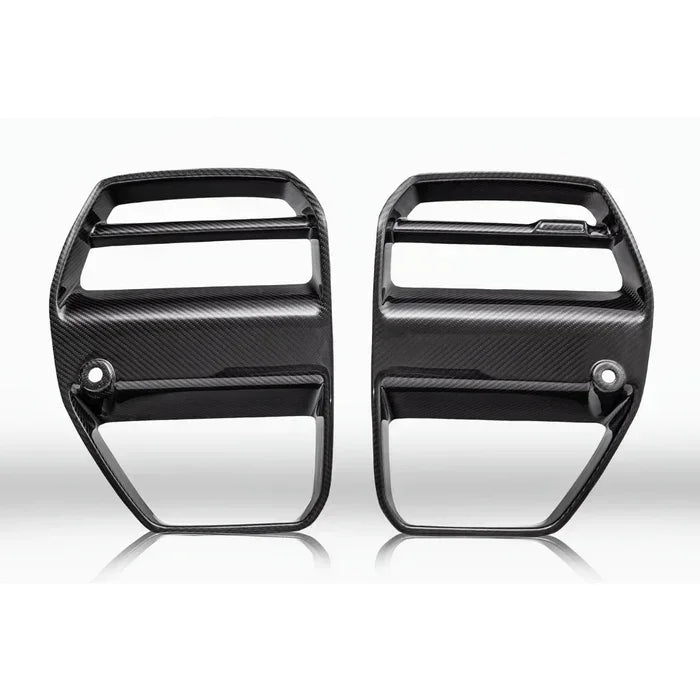 Vorsteiner VRS Aero Carbon Kühlergrill Front Kidney Grill with ACC für BMW M3 G80/G81 & M4 G82/G83 - Akrapovic Auspuffanlage