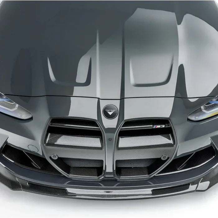 Vorsteiner VRS Aero Carbon Kühlergrill Front Kidney Grill with ACC für BMW M3 G80/G81 & M4 G82/G83 - Akrapovic Auspuffanlage