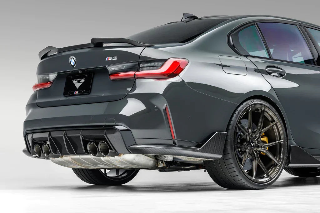 Vorsteiner Carbon Heckspoiler Lippe für BMW M3 G80 - BMV3360 - Akrapovic Auspuffanlage