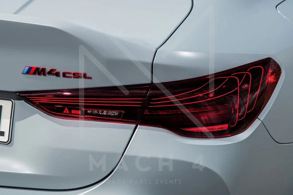 BMW M Laser Rücklichter / Rückleuchten Nachrüstungsset / Tail Light - passend für BMW G82 / G22 / G26 / i4 - 63215A37ABx - Akrapovic Auspuffanlage