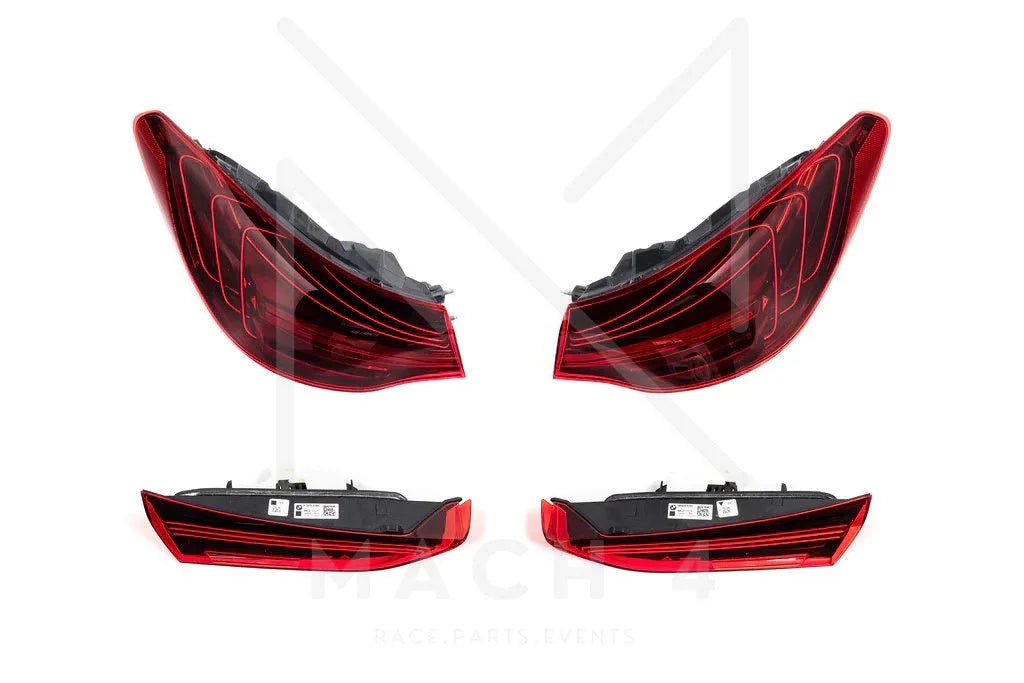 BMW M Laser Rücklichter / Rückleuchten Nachrüstungsset / Tail Light - passend für BMW G82 / G22 / G26 / i4 - 63215A37ABx - Akrapovic Auspuffanlage
