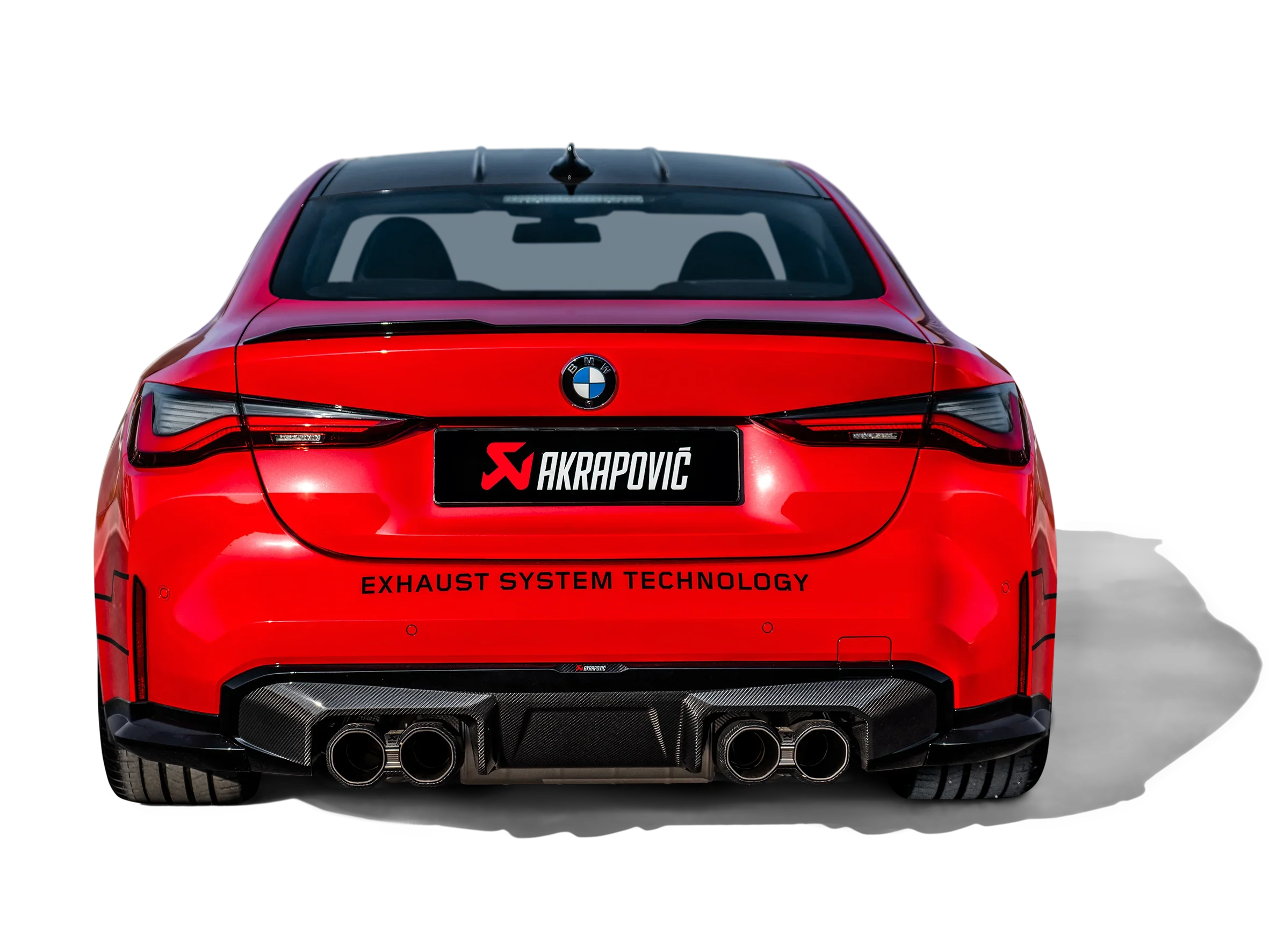 Akrapovic Carbon glanz/schwarz Diffusor für BMW M4 G82/G83 mit ABE - Akrapovic Auspuffanlage