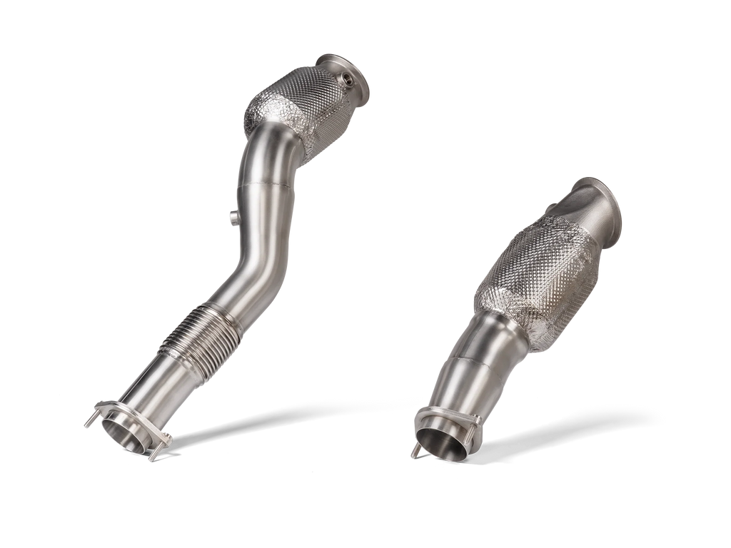 Akrapovic Titanium Downpipes mit 200 Zellen Kats für BMW M3 G80 & BMW M3 Touring G81 - DP-BM/SS/8 - Akrapovic Auspuffanlage