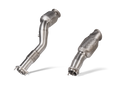 Akrapovic Titanium Downpipes mit 200 Zellen Kats für BMW M3 G80 & BMW M3 Touring G81 - DP-BM/SS/8 - Akrapovic Auspuffanlage