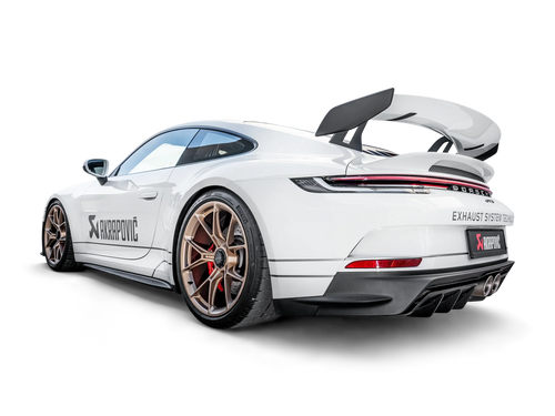 Akrapovic Carbon Diffusor Glanz für Porsche 992 GT3 mit ABE - Akrapovic Auspuffanlage