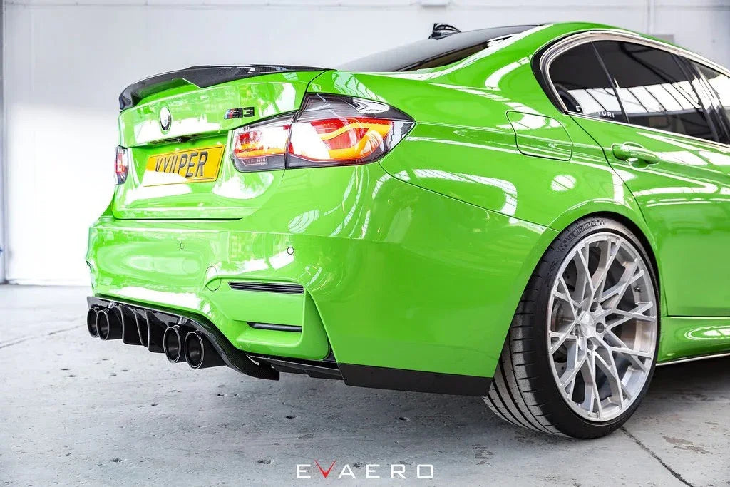 Evaero Eventuri Carbon Spoiler für BMW M3/M4 F80/F82 - EVA-F80M3-SPL/EVA-F82M4-SPL - Akrapovic Auspuffanlage