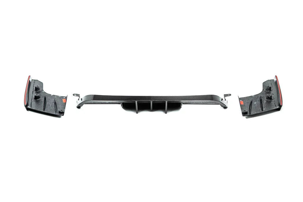 Evaero Eventuri Carbon Diffusor mit Seitenteilen für BMW M3/M4 F80/F82 - EVA-F8XM-DIF - Akrapovic Auspuffanlage