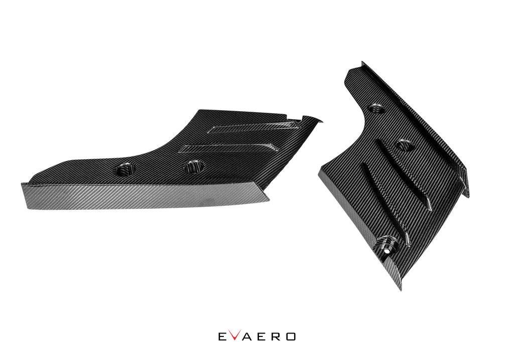 Evaero Eventuri Carbon Diffusor mit Seitenteilen für BMW M3/M4 F80/F82 - EVA-F8XM-DIF - Akrapovic Auspuffanlage