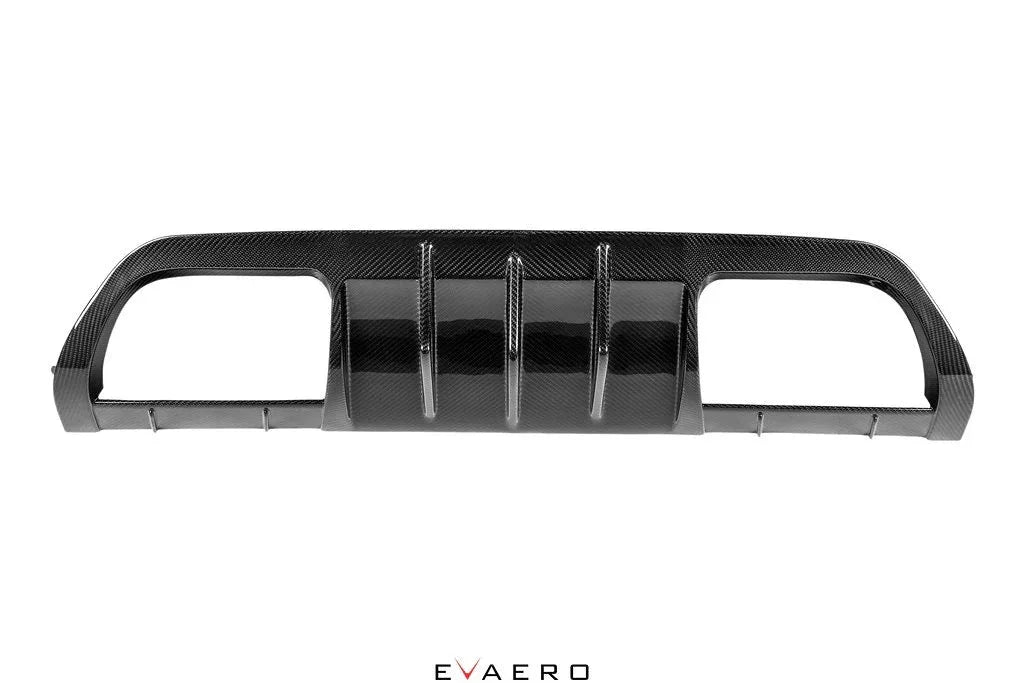 Evaero Eventuri Carbon Diffusor mit Seitenteilen für BMW M3/M4 F80/F82 - EVA-F8XM-DIF - Akrapovic Auspuffanlage
