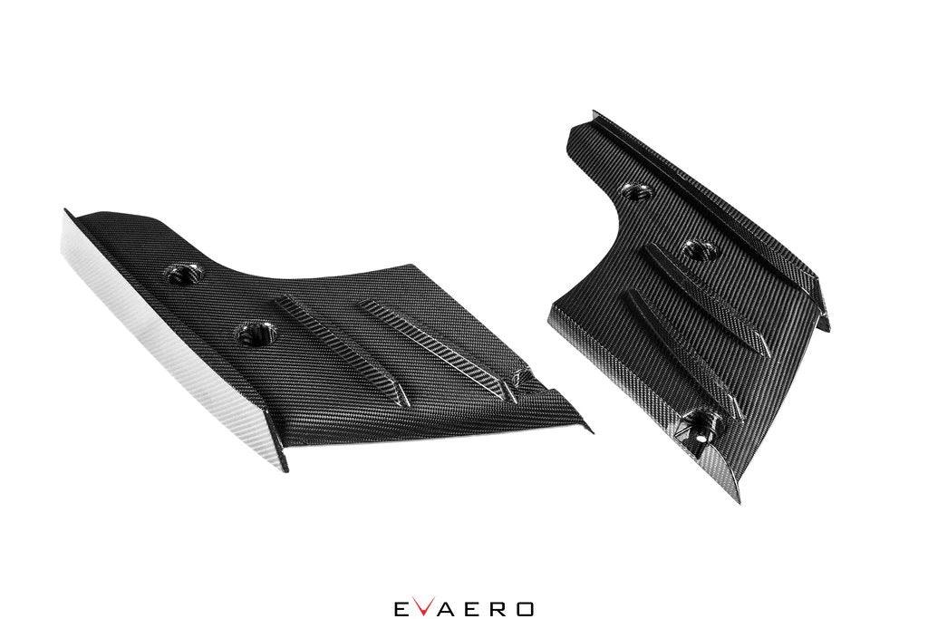 Evaero Eventuri Carbon Diffusor mit Seitenteilen für BMW M3/M4 F80/F82 - EVA-F8XM-DIF - Akrapovic Auspuffanlage